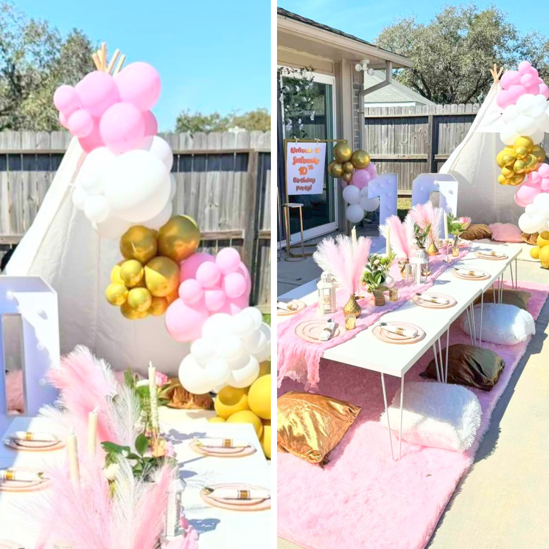 A Pretty In Pink 10th Birthday Party Picnic