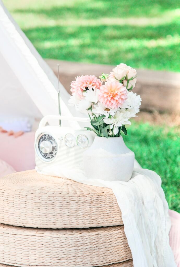 The Sweetest Baby Shower Picnic with an Oversized Teddy and a Gingham Tablecloth - Luxury Picnic - 2